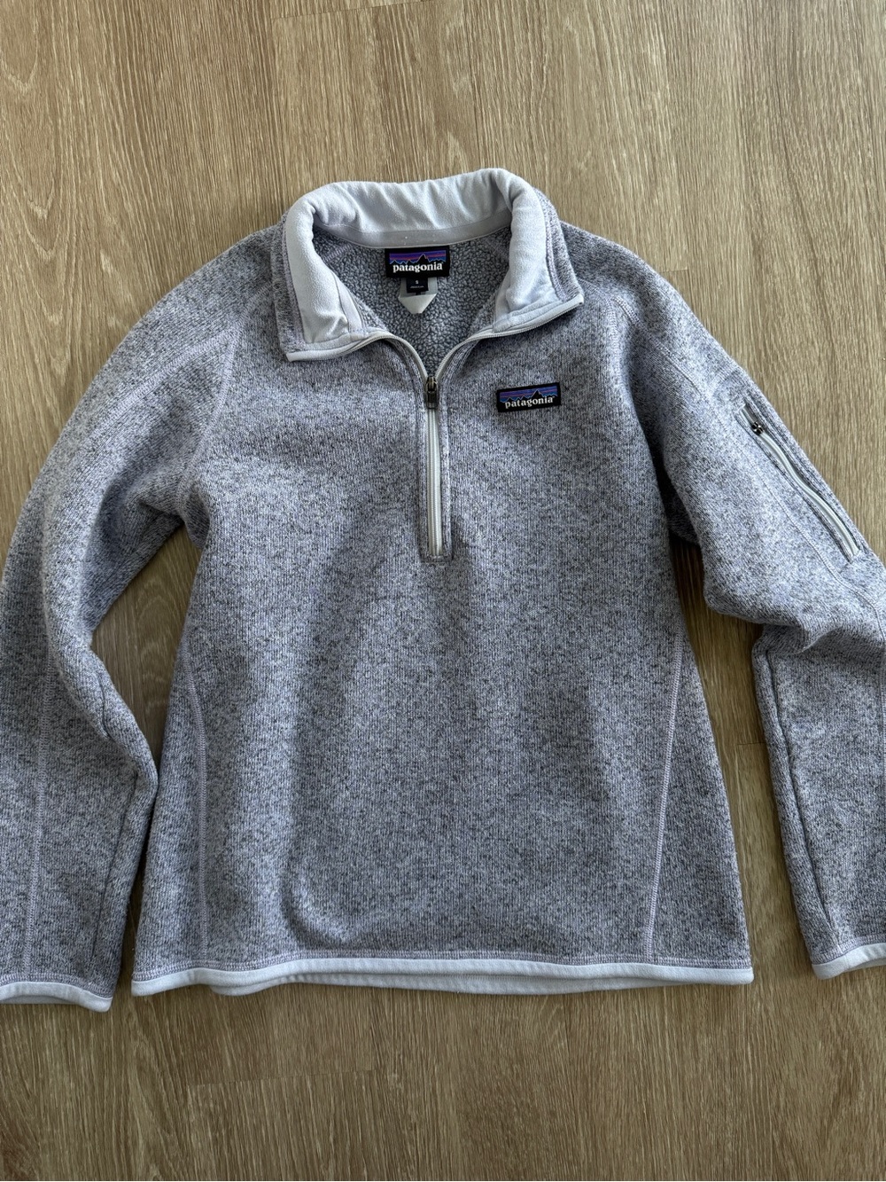 Patagonia Light Purple 1/4 Zip Better Sweater